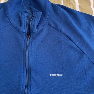 Patagonia Quarter Zip Long Sleeve Base Layer Blue Men's Size L